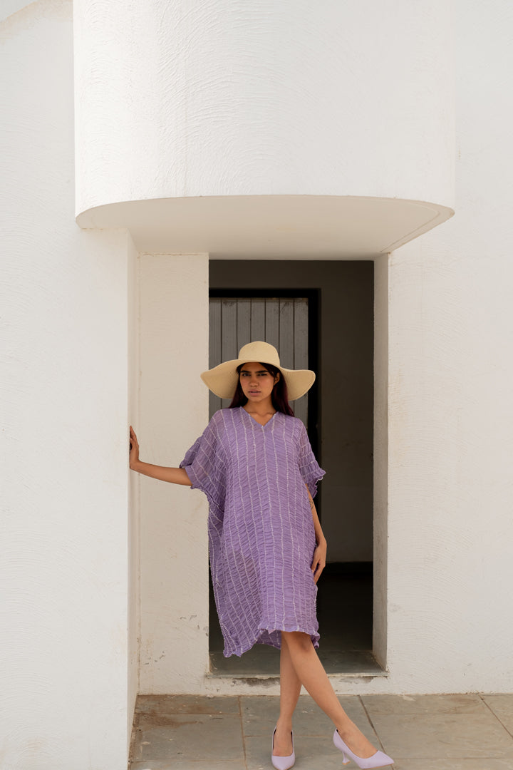 Thistle White Cocoon Dress