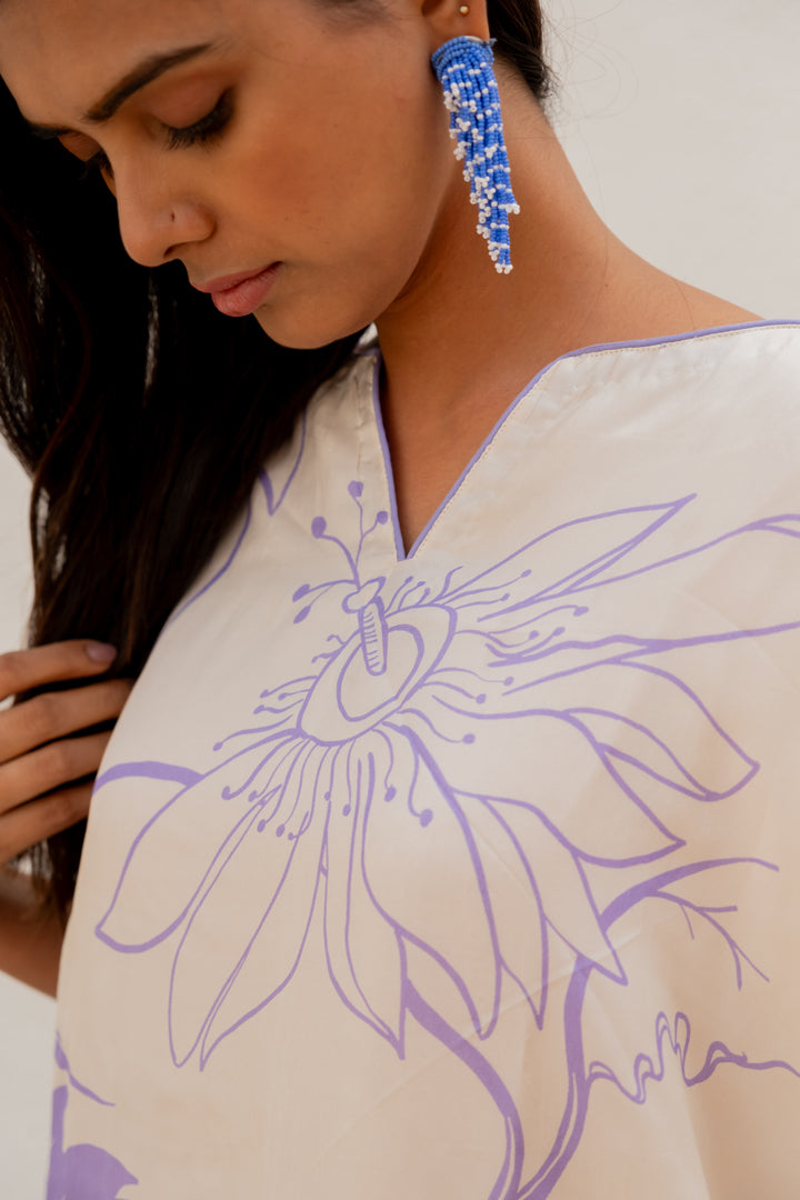 Purple Papeeta Kurta Set