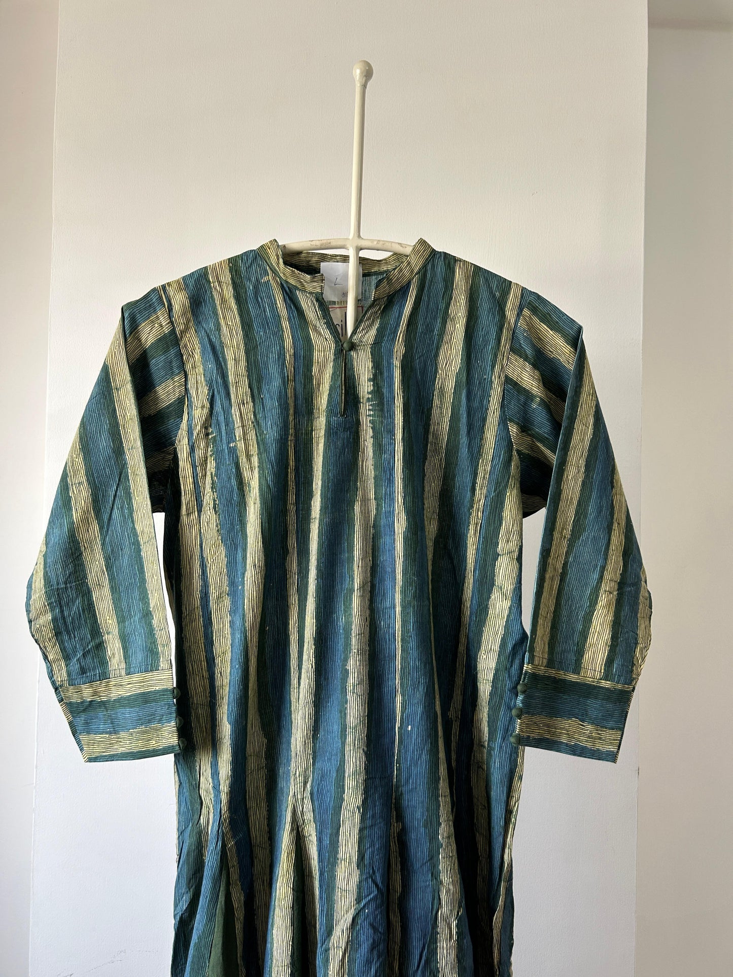 Green Striped Cali Dress-Green main image 0