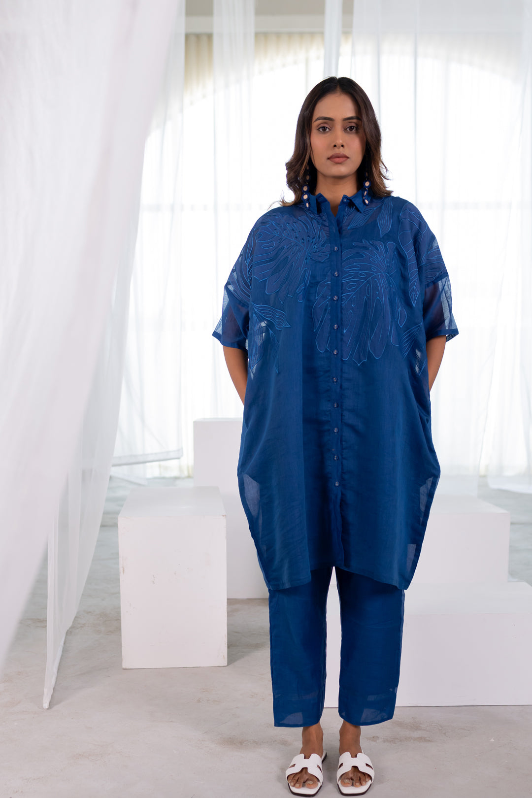 Sea of Foliage Tunic Co-Ord