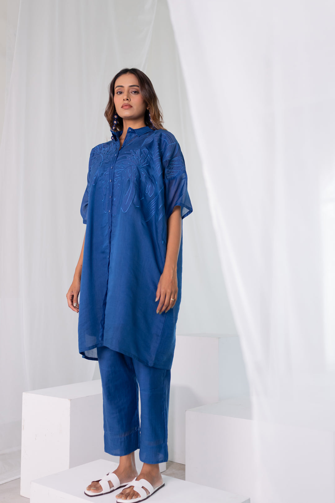 Sea of Foliage Tunic Co-Ord