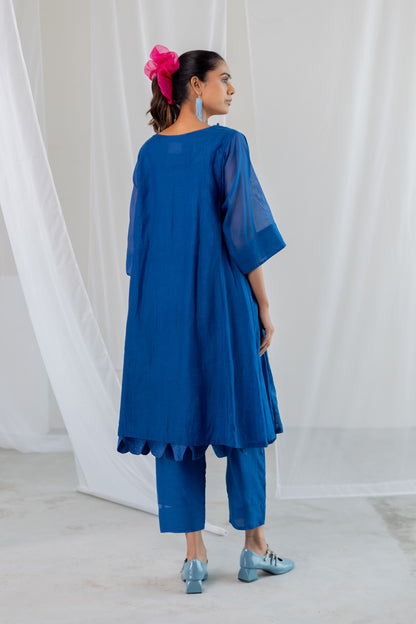 Leaves in the ocean Kurta Co-Ord