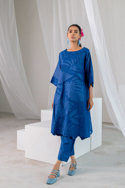Leaves in the ocean Kurta Co-Ord