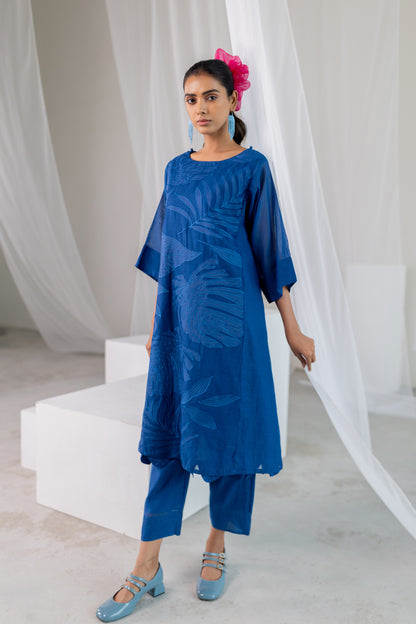 Leaves in the ocean Kurta Co-Ord