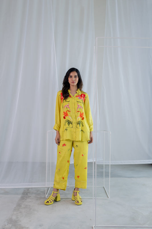 Solar Botanicals Shirt Co-Ord