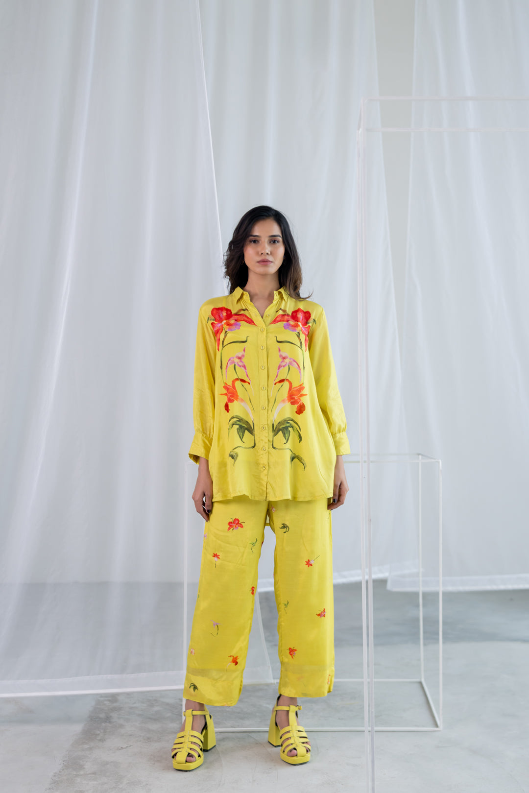 Solar Botanicals Shirt Co-Ord