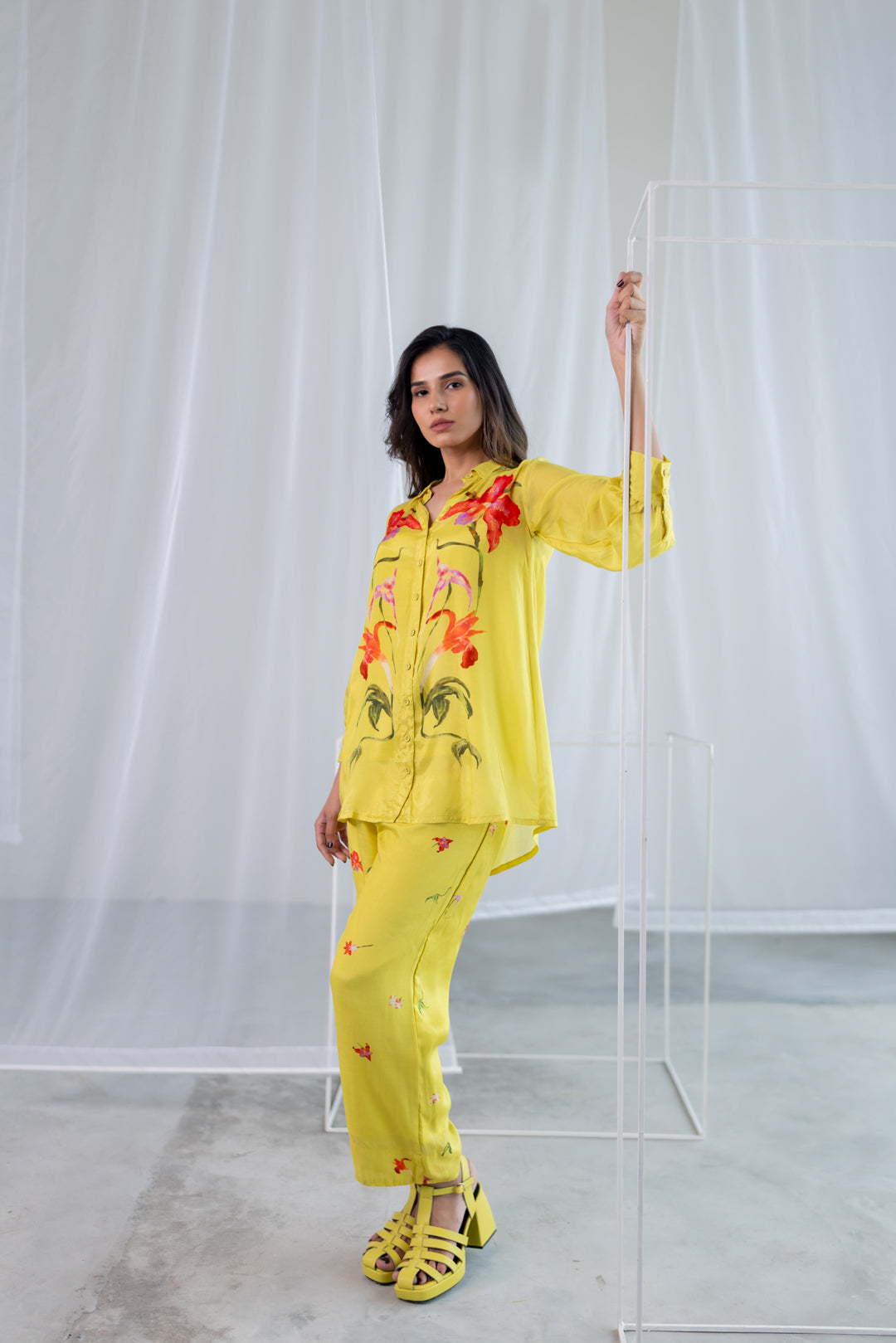Solar Botanicals Shirt Co-Ord
