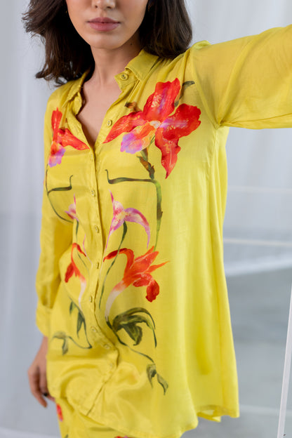 Solar Botanicals Shirt Co-Ord