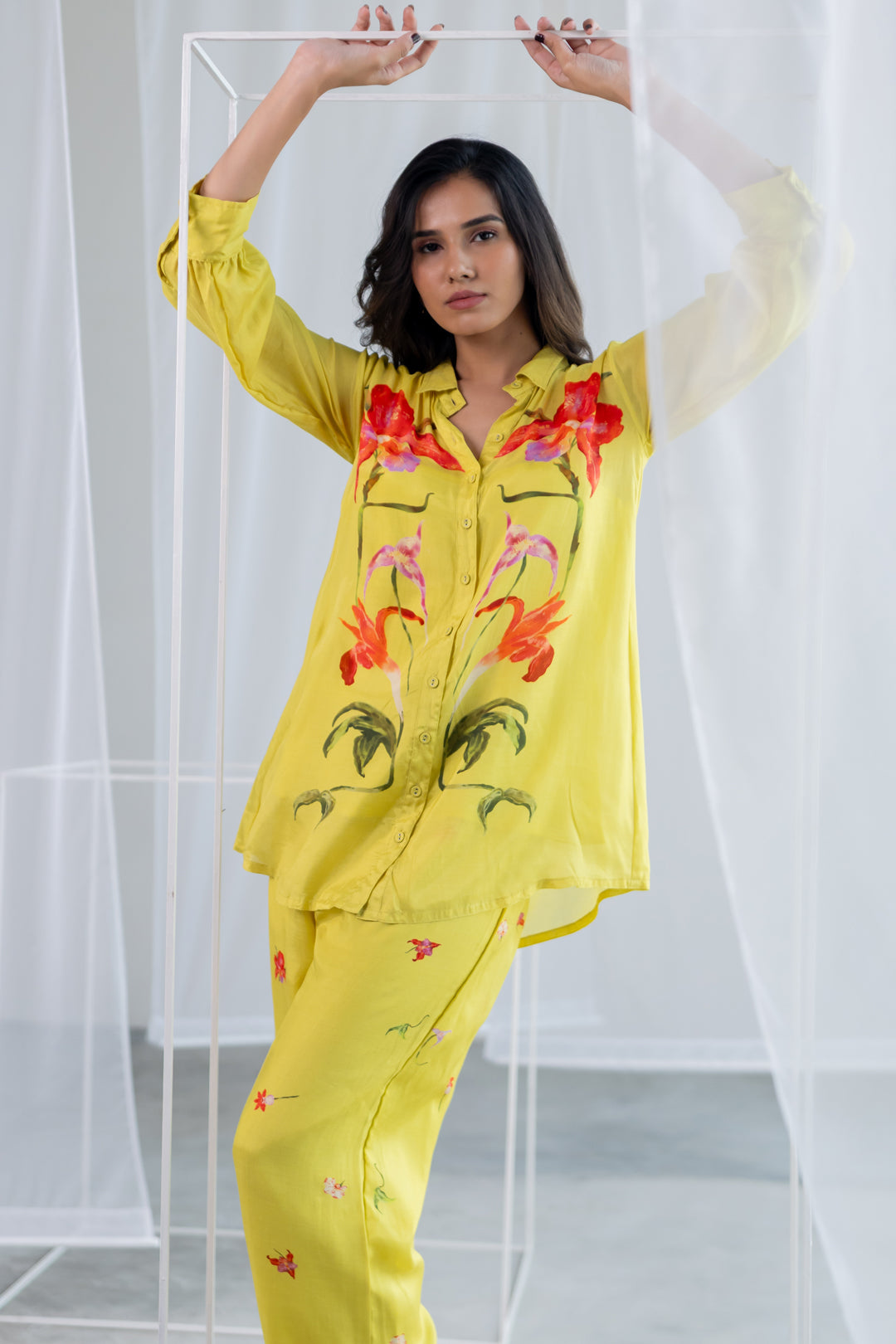 Solar Botanicals Shirt Co-Ord