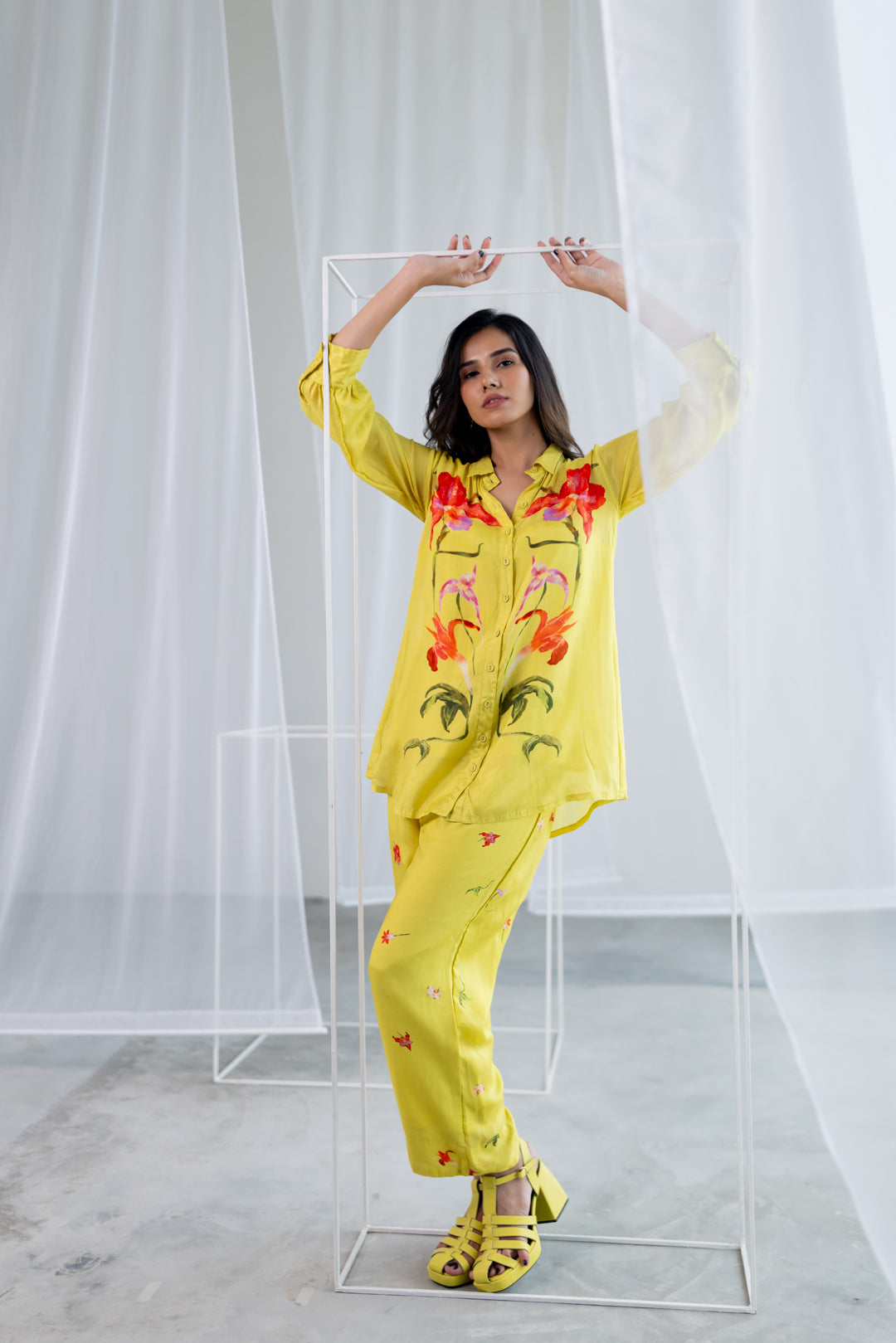Solar Botanicals Shirt Co-Ord