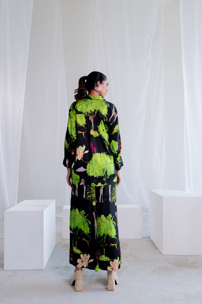 Madagascar Forest Satin Shirt