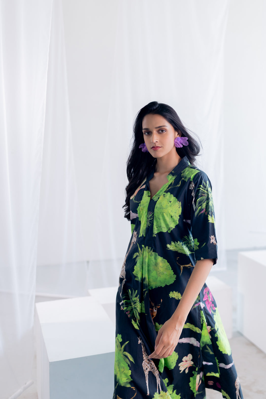 Masai Safari Poplin Kurta Co-Ord