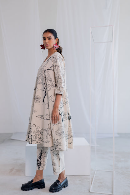 Alabaster Safari Kurta