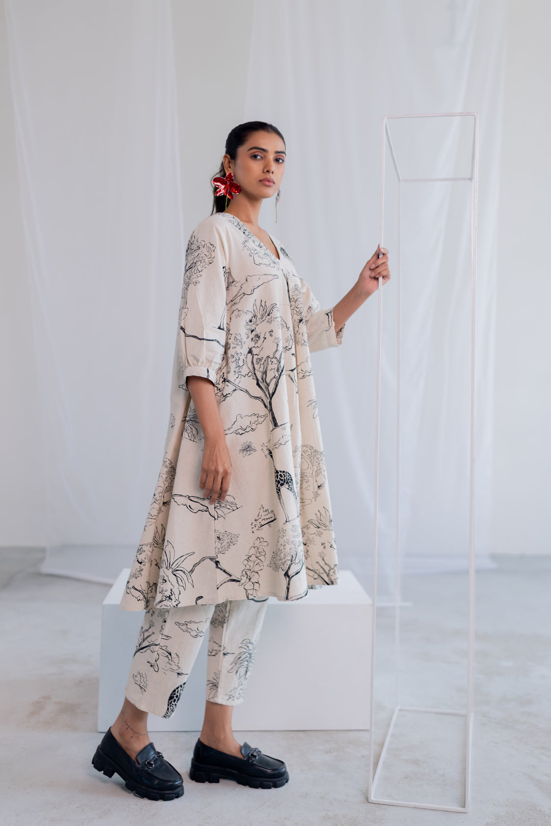 Alabaster Safari Kurta