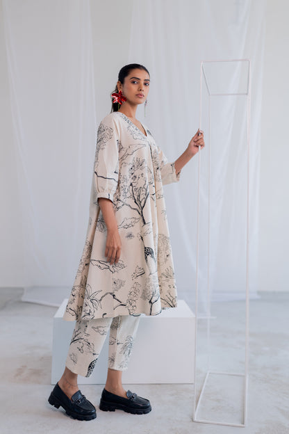 Alabaster Safari Kurta