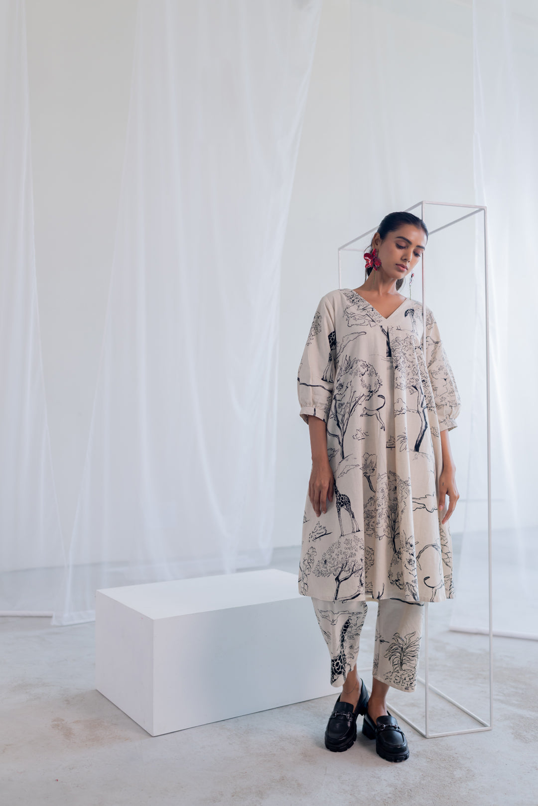 Alabaster Safari Kurta