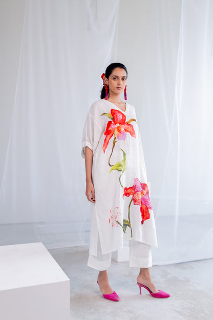 Orchids Frost Kurta Set