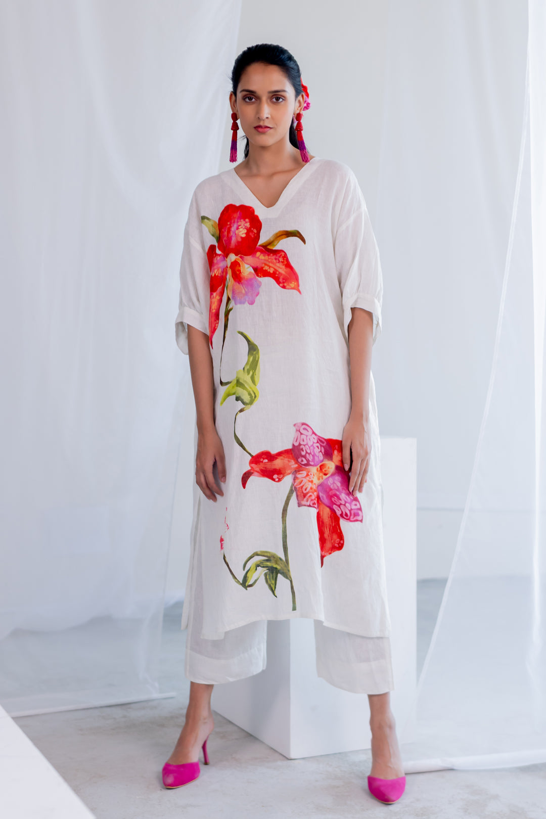 Orchids Frost Kurta Set