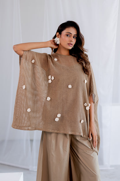 Almond Mesh Kaftan