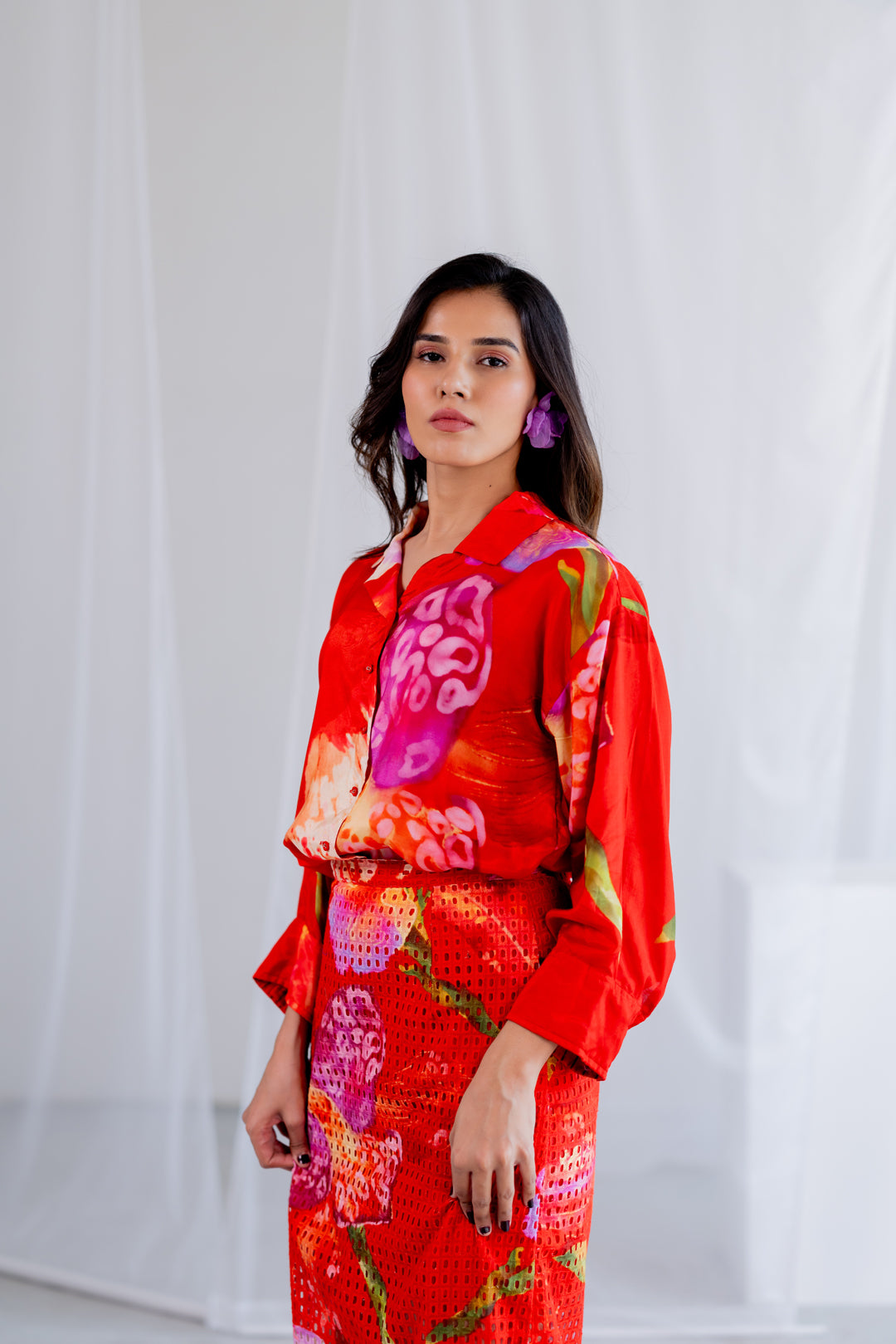Scarlet Sundown Skirt Set