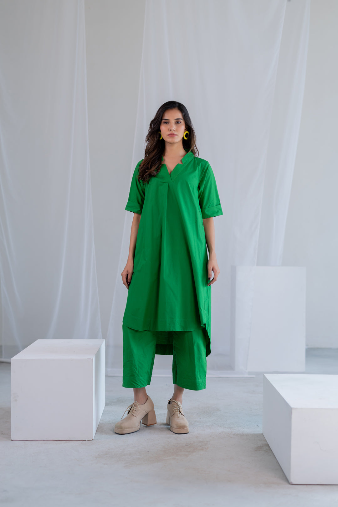 Deep Moss Kurta Set
