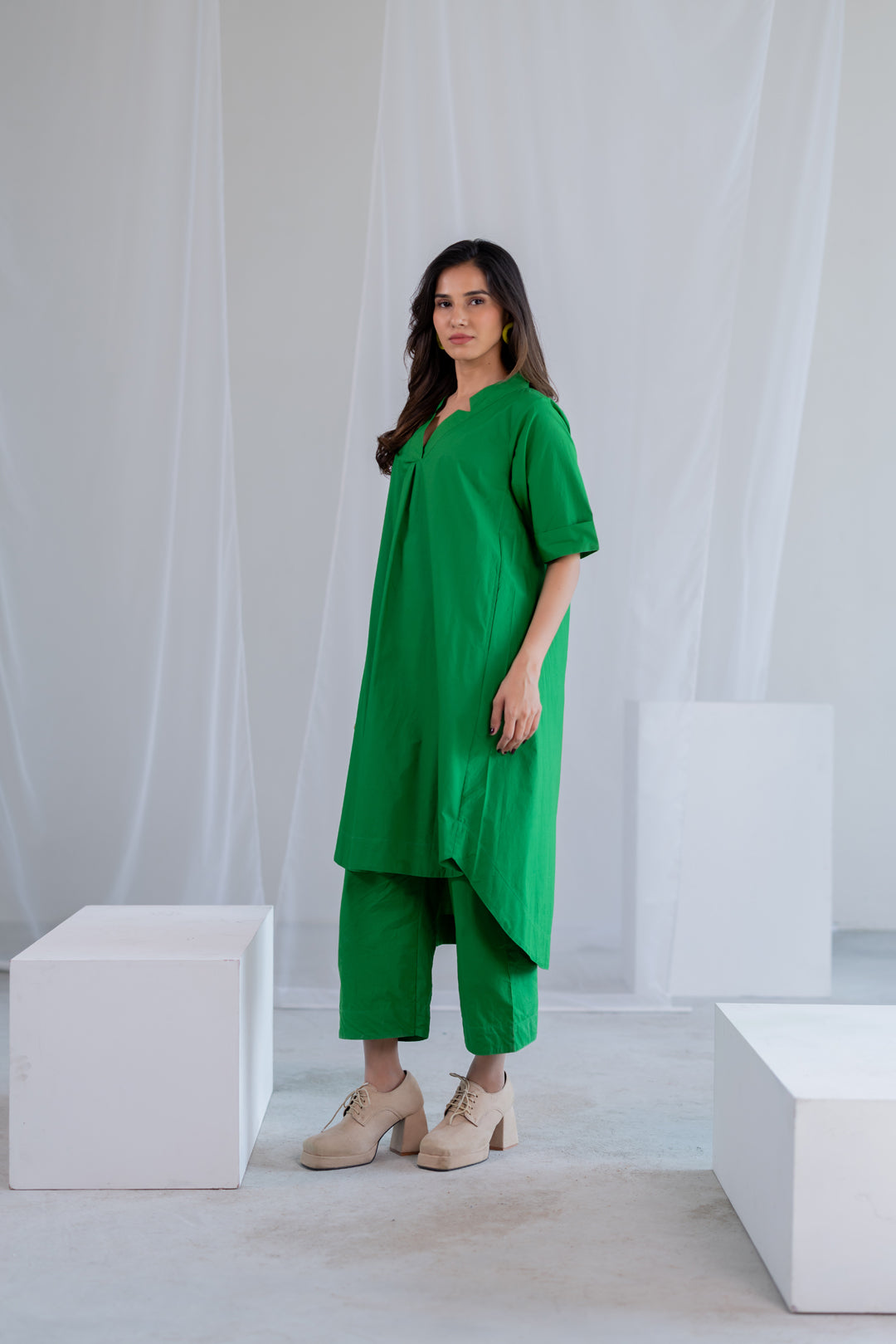 Deep Moss Kurta Set