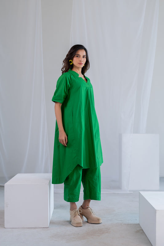 Deep Moss Kurta Set