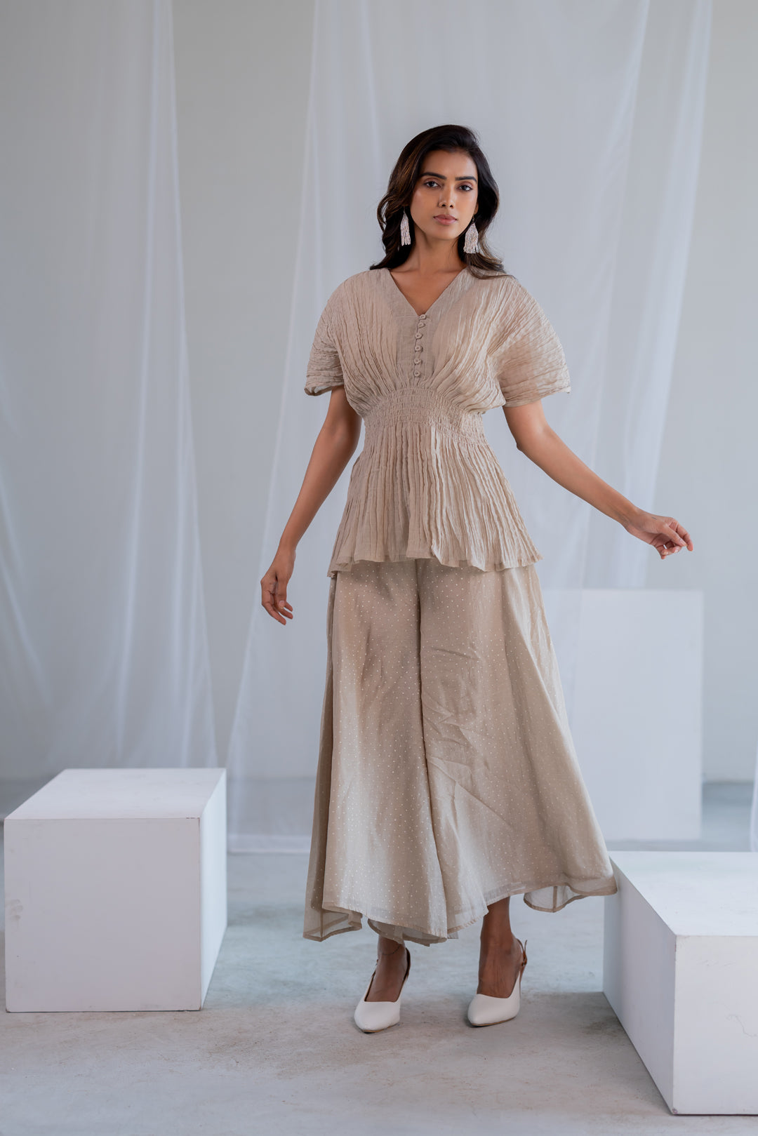 Sandy Ripples Top-Co-ord