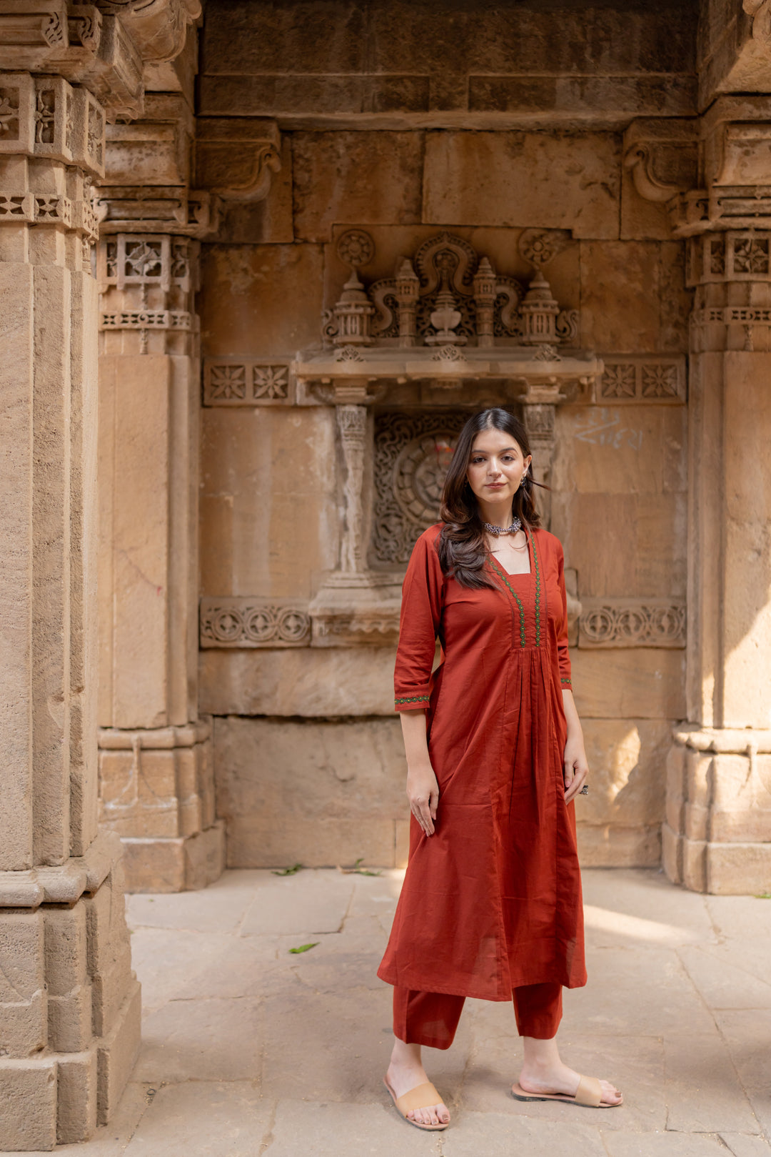 Sindhur Earth Kurta Set