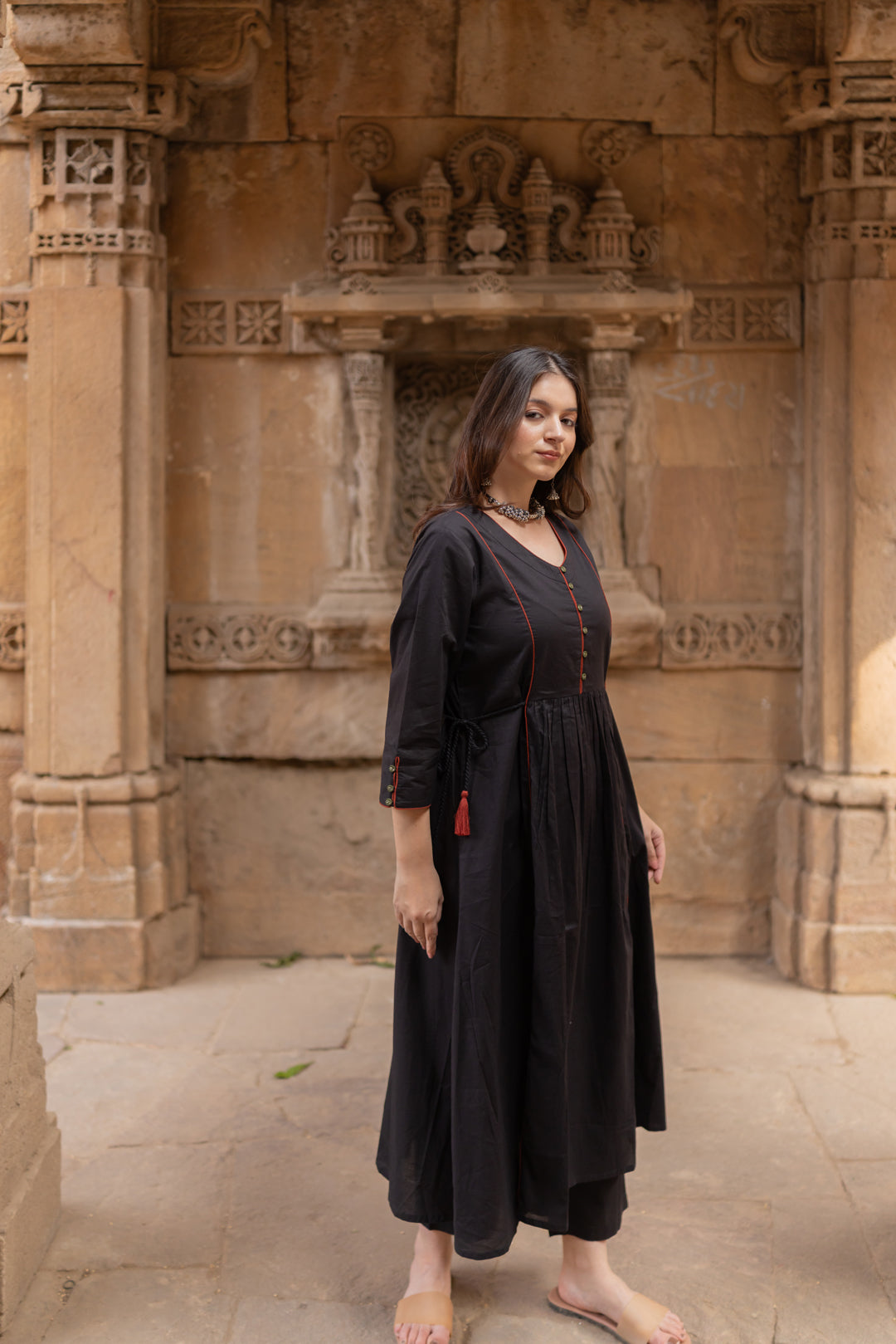 Rann Black Kurta Set