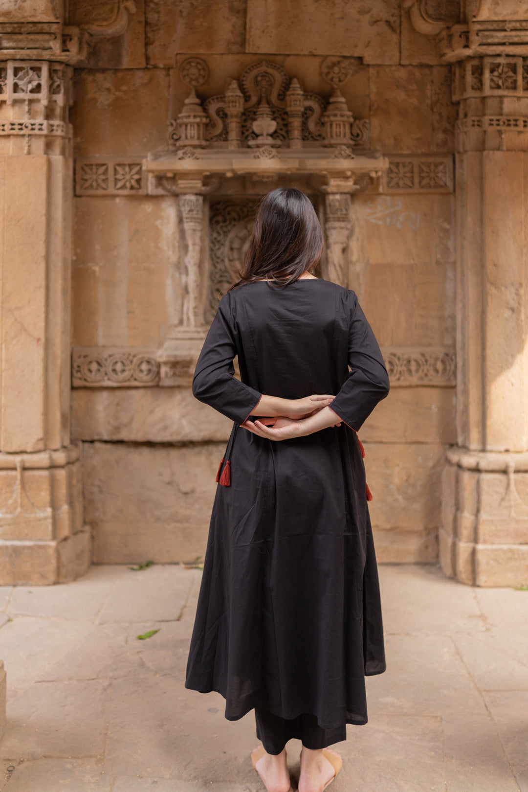 Rann Black Kurta Set