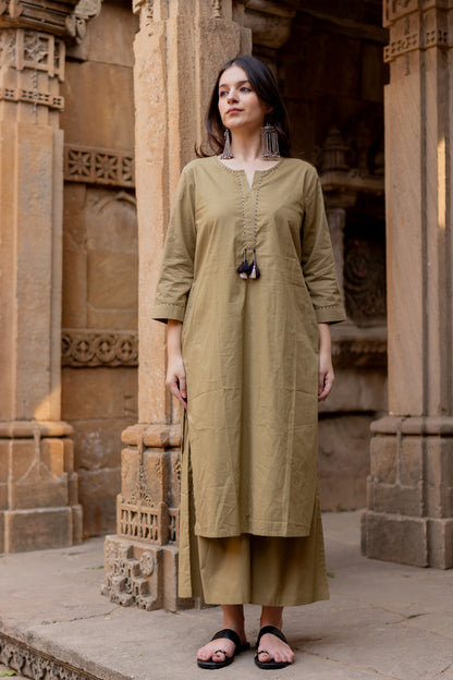 Banni Clay Kurta Set