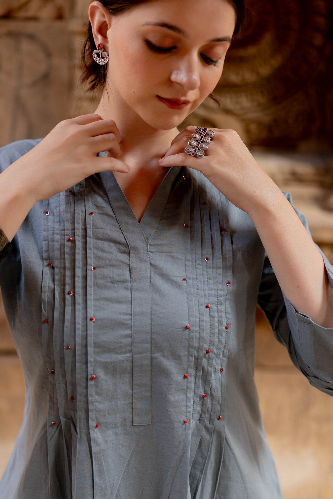 Grey Dune Kurta Set