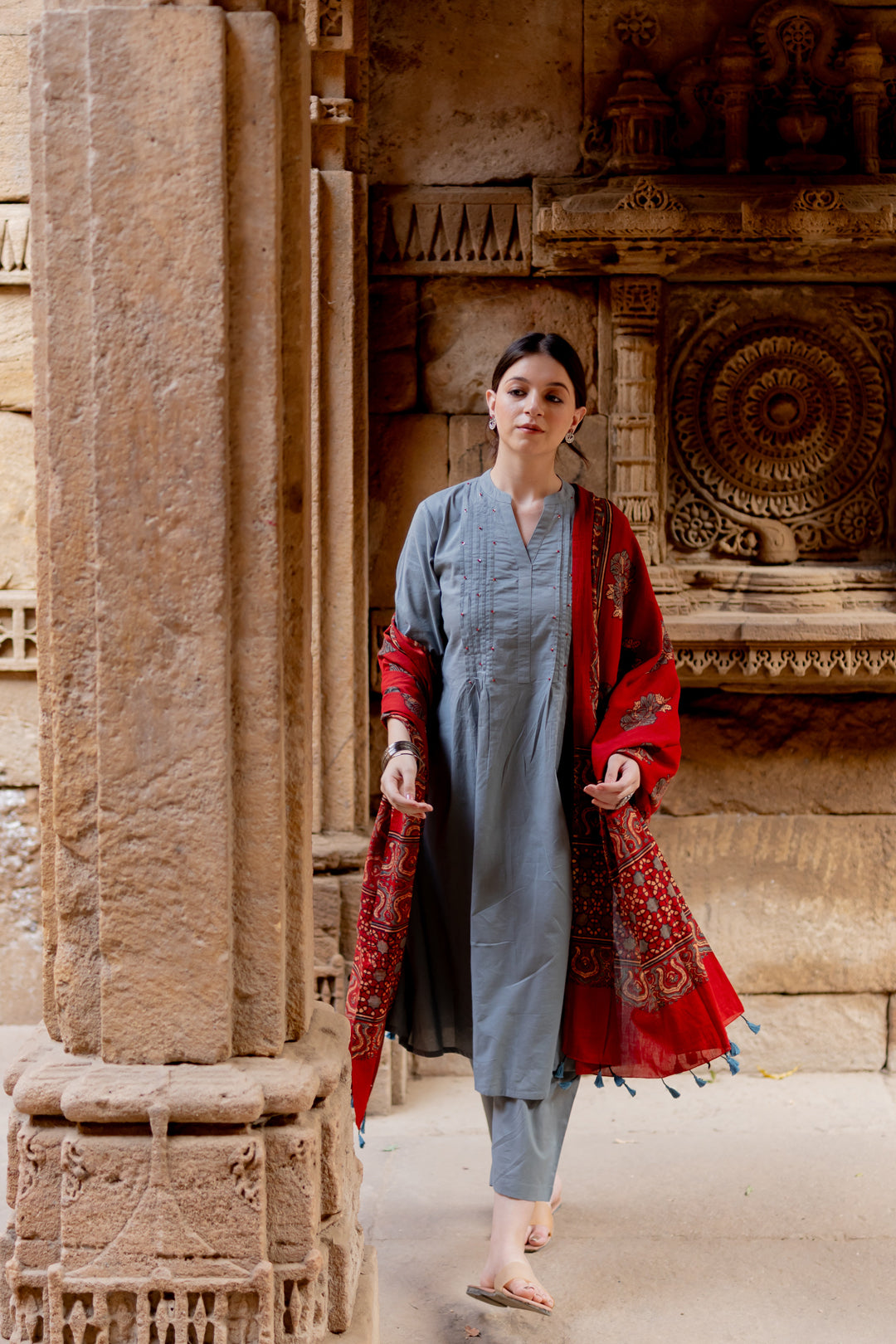 Grey Dune Kurta Set