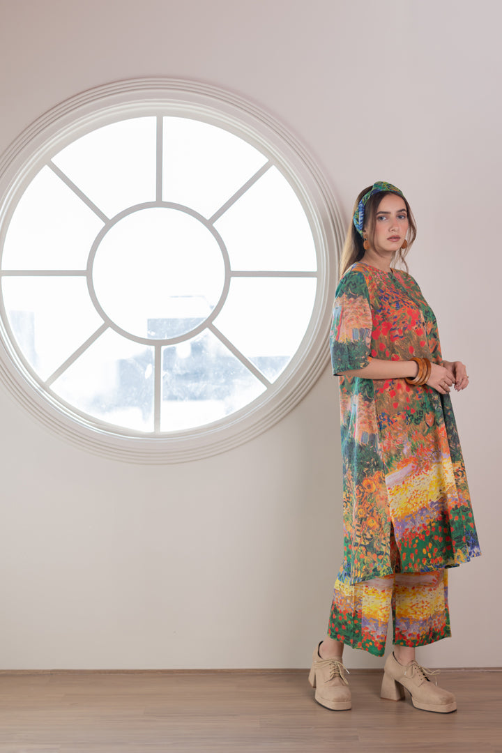 Valley Flowers Tunic Set