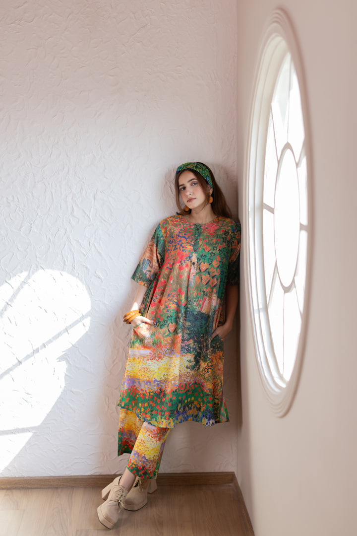 Valley Flowers Tunic Set