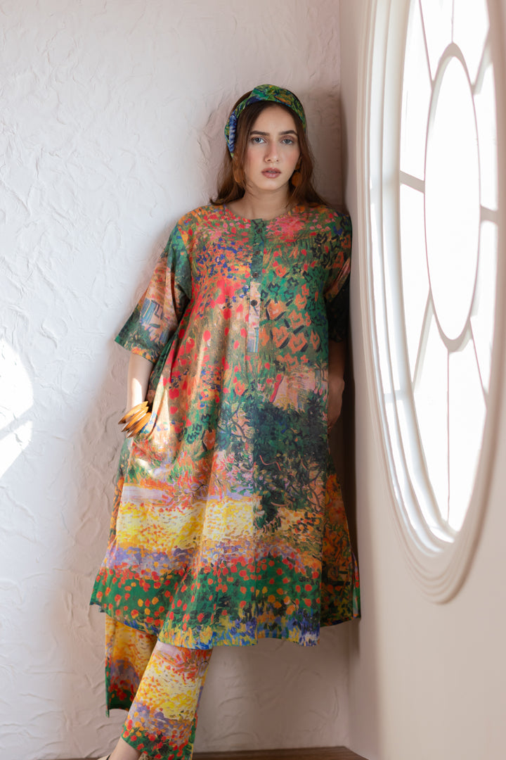 Valley Flowers Tunic Set