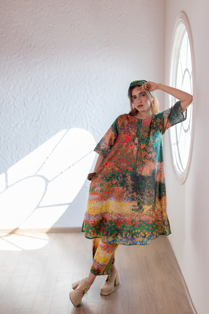 Valley Flowers Tunic Set