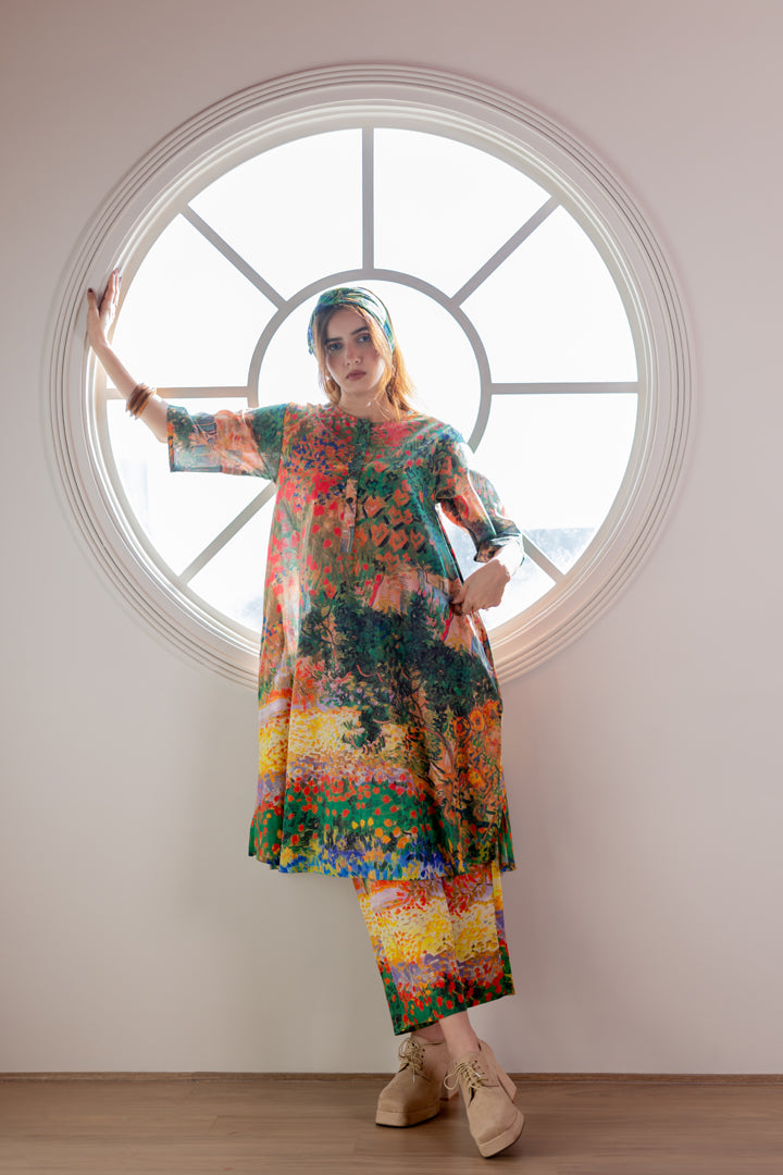 Valley Flowers Tunic Set