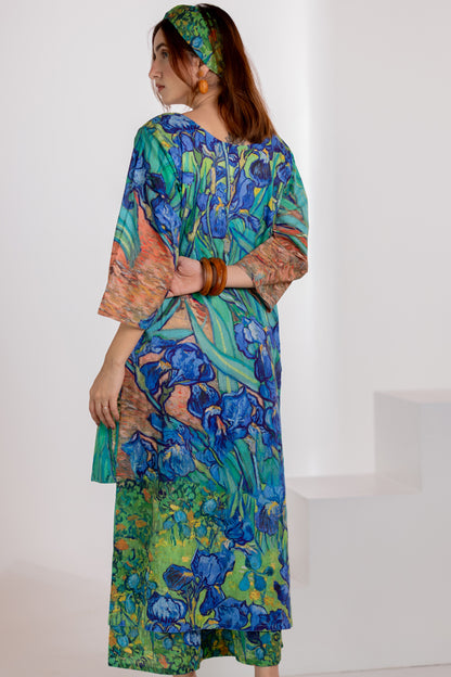 Iris Blooms Kurta