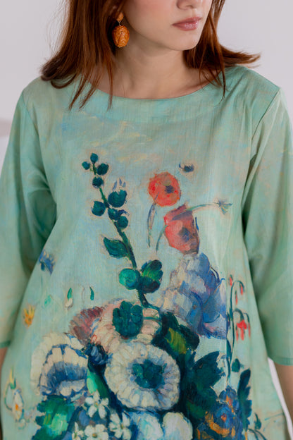 Still LIfe Vase Kurta Set