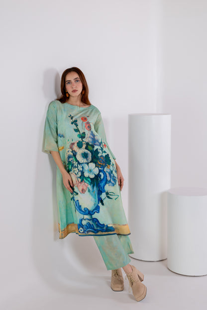 Still LIfe Vase Kurta Set