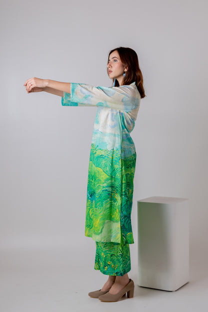 Vincent Landscape Kurta Set