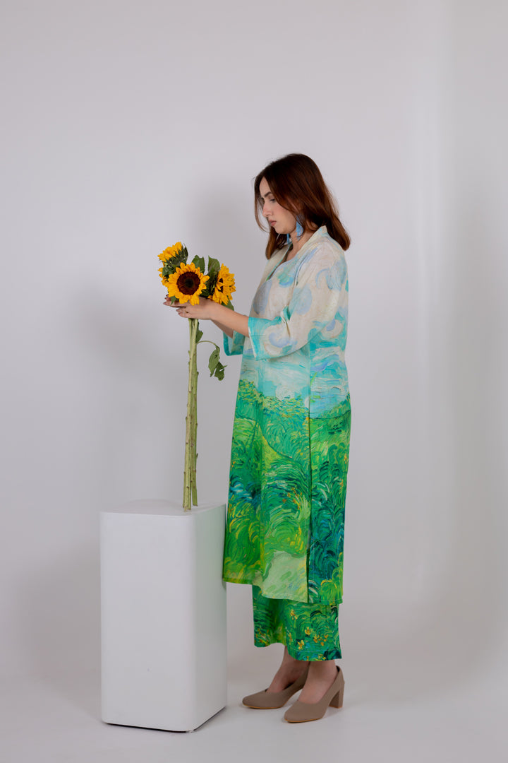Vincent Landscape Kurta Set
