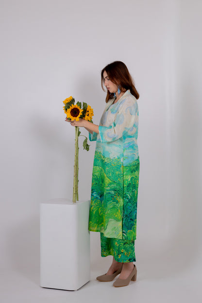 Vincent Landscape Kurta Set