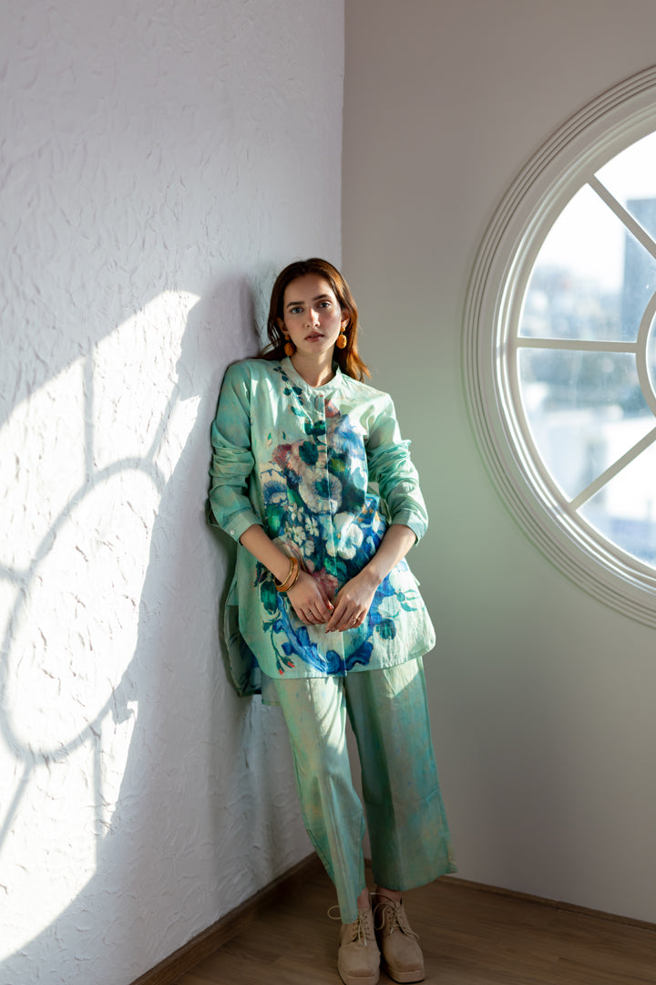 Flowers and Fruits Shirt Co-Ord