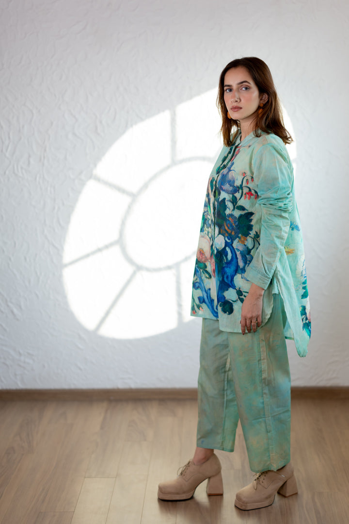 Flowers and Fruits Shirt Co-Ord