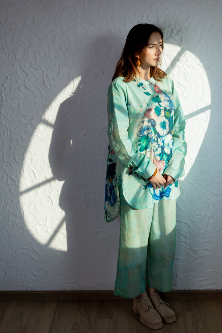 Flowers and Fruits Shirt Co-Ord