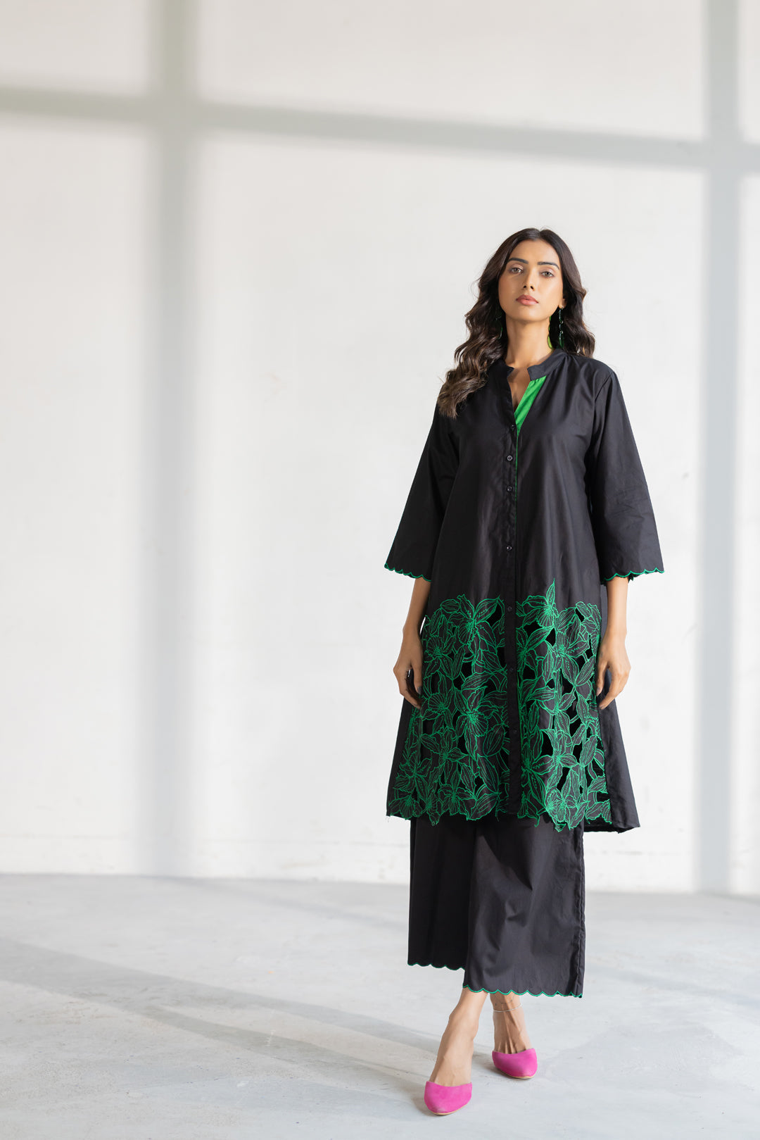 Nightgarden Cutwork Kurta Set