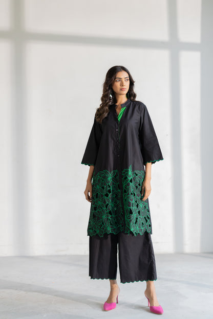 Nightgarden Cutwork Kurta Set